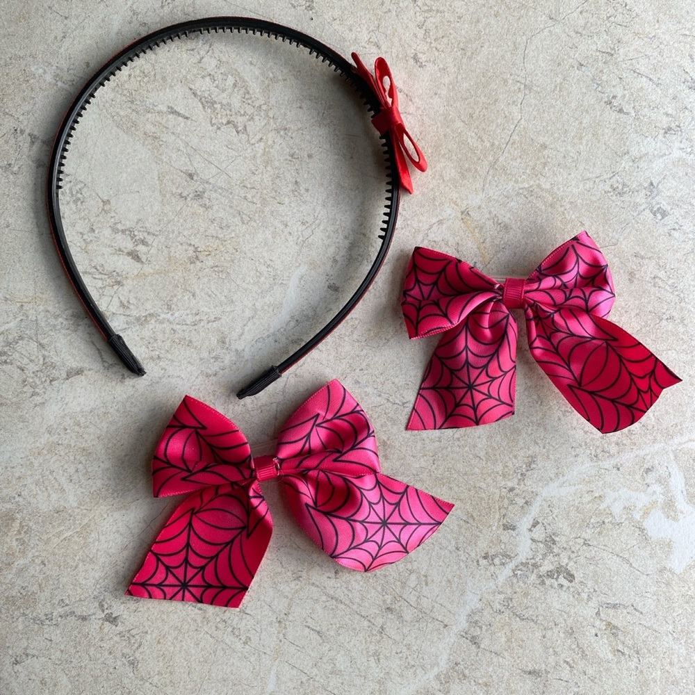 Bundle of 2 Bows, 1 Bow Headband